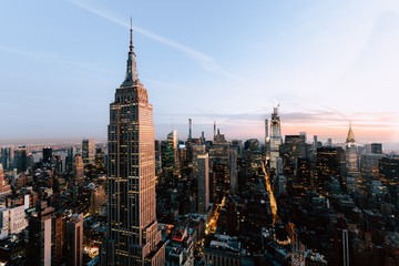 Empire States and skyscrapers in New York City, United States