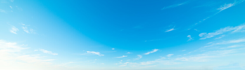 Small clouds and blue sky in California