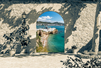 access portal to ibiza, spain