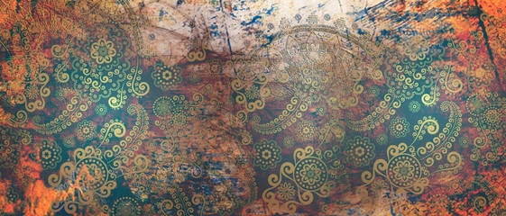 MANDALA WZÓR CHUSTKA BANDAMA 