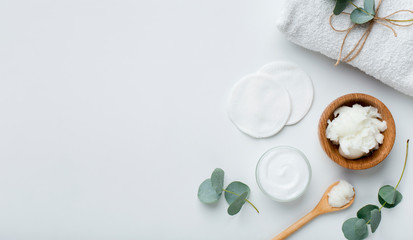 Eko naturalne masło kokosowe i krem ​​nawilżający do domowego SPA