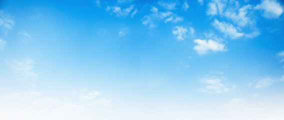 blue sky with white cloud background