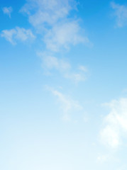 blue sky with beautiful natural white clouds