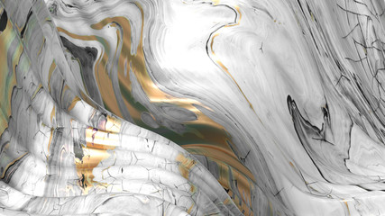 Piękne tło z płynną farbą. 3D