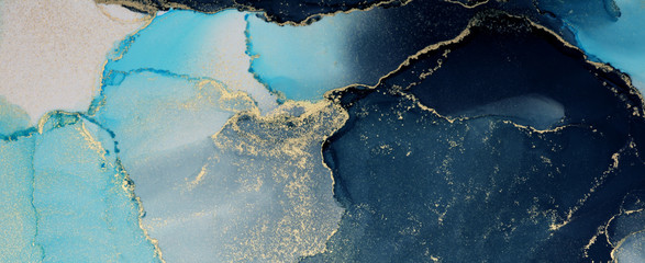 Malarstwo abstrakcyjne plamami tło. Marmurowa tekstura. Kolory tuszu alkoholowego.