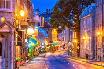 Old town area in Quebec city, Canada