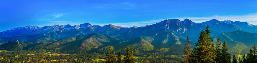 Tatry panorama. Giewont