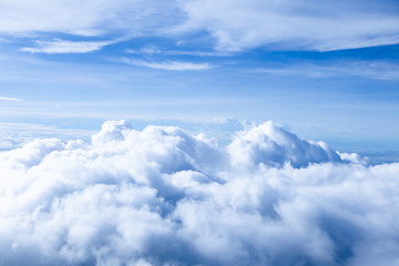 The beautiful sky from the aeroplan