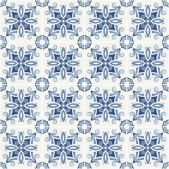 Tradycyjne ornamenty azulejos.