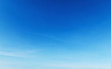 beautiful blue sky with cloudy in mornig light