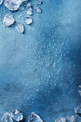 Different crystals of ice