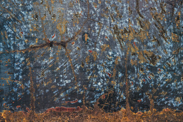 Tekstura blachy z elementami rdzy