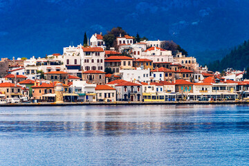 Old Town view from sea in Marmaris Town