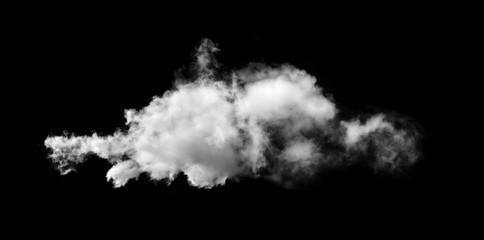 chmury na czarnym tle