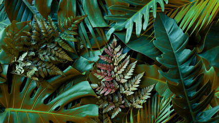 ZŁOTE I ZIELONE PAPROTKI 