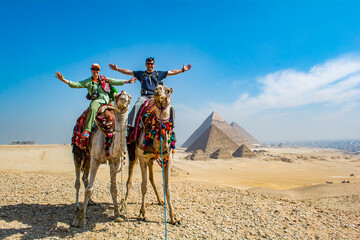 camel ride in the desert
