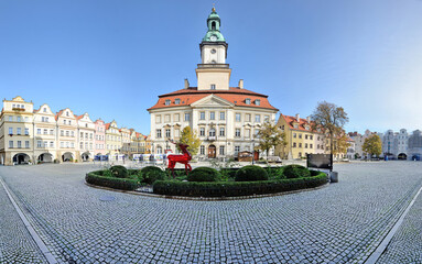 Jelenia Góra- city in Poland.