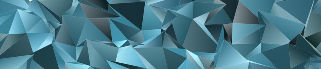 Trójkąty 3D, abstrakcyjne tło. 