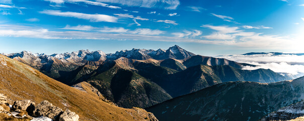 Spacer późną jesienią po Czerwonych Wierchach.