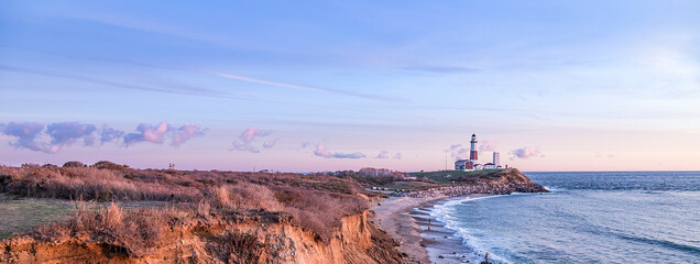 Montauk Point Light, Lighthouse, Long Island, New York, Suffolk County