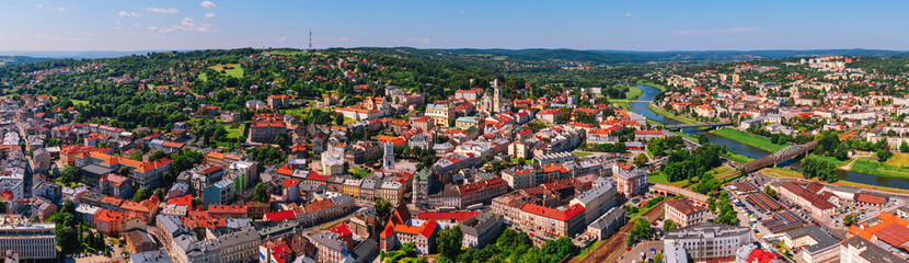 Aerial view of Przemysl Poland 
