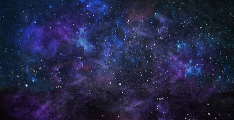 High definition star field background . Starry outer space background texture . Colorful Starry Night Sky Outer Space background