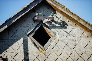 drzewa stara wieś piękne kwiaty polska jesień