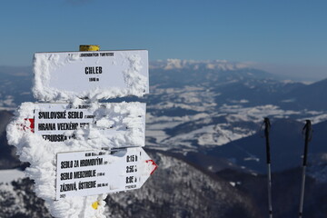 Mała Fatra - góry na Słowacji - szczyt Chleb