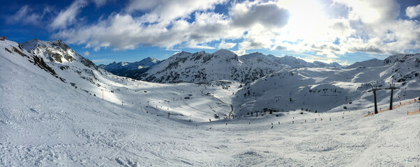 Ski region Obertauern, Austria