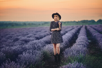 Lavender sunset