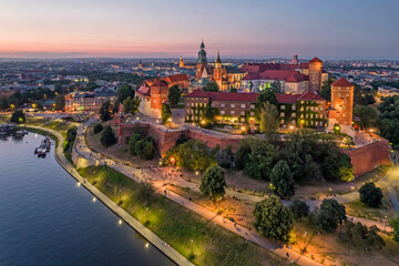 Wawel Royal Castle - Krakow, Poland. 