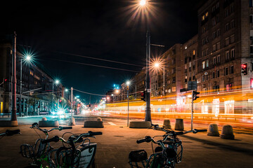 Warsaw by night Warszawa nocą Polska