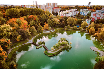 Bytom - Park Kohla - wyspa