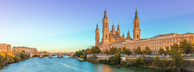 Cathedral-Basilica of Our Lady of the Pillar- Aragon, Saragossa in Spain