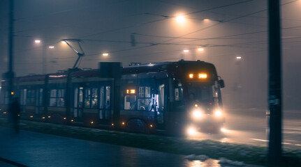 transport publiczny nocą