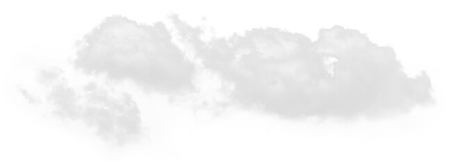 Isolated PNG cutout of a cloud on a transparent background, ideal for photobashing, matte-painting, concept art 