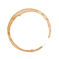Coffee stains isolated on a transparent background. Royalty high-quality free stock PNG image of Coffee and Tea Stains Left by Cup Bottoms. Round coffee stain isolated, cafe stain fleck drink beverage