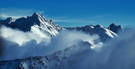 Tatry, masyw czerwonych wierchów. The Tatra Mountains, the red peaks massif