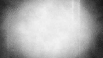 Vintage distressed old photo light leaks, film grain, dust and scratches transparent texture overlay with vignette border. Dirty gritty grunge analog 8k 16:9 retro effect background with copy space.