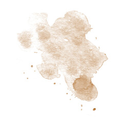 Coffee stains isolated on a transparent background. Royalty high-quality free stock PNG image of Coffee and Tea Stains Left by Cup Bottoms. Round coffee stain isolated, cafe stain fleck drink beverage