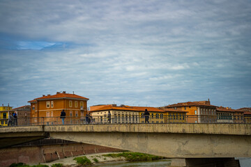 budynki uliczki piza zabytki spacer bolonia włochy rzym