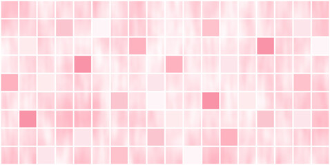 Kwadratowe płytki ścienne, kolorowe pastelowe ilustracje jako tło, Square wall tiles