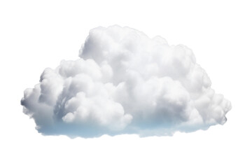white cloud isolated on white
