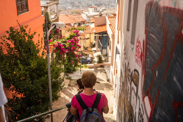 uliczki kwiaty plaża grecja piękna okolica saloniki