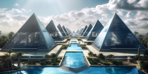 Tourism of the future in Giza Pyramids