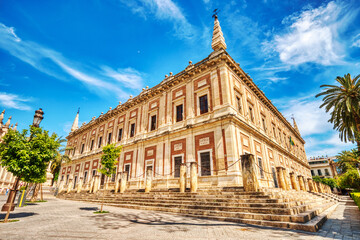 Archive Of The Indies (Archivo General de Indias) on Triumph Square, Seville