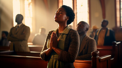 african - american man praying in church. religion, faith, spirituality, religion, god. religion, spirituality, spirituality, faith and god.