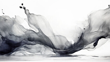 Abstrakcyjny dym, fala