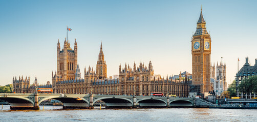 the palace of westminster during sunset, london