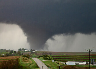 Huge Tornado near Omaha, Nebraska
